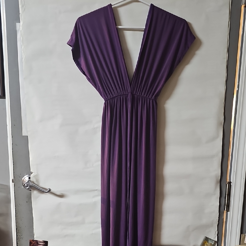 Om Grown Elegant Purple Women's Dress